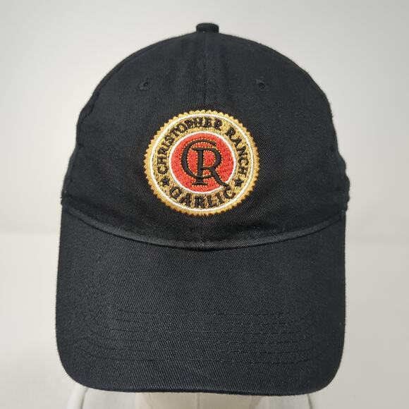 Christopher Ranch Garlic Slideback Baseball Cap Black One Size Embroidered AMC - Picture 2 of 10
